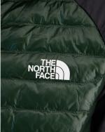 GEPOLSTERTE JACKE The North Face MACUGNAGA HYBRID MEN Durchgehender Reißverschluss mit Kapuze Grün Schwarz