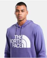 The North Face Standard Hoodie Pullover Baumwollfleece Cave Blue