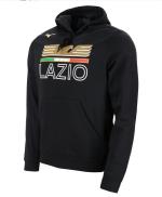 Hoodie SS LAZIO MIZUNO Over The Head Baumwollfleece Mann 2023 24 Schwarz