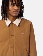 Dickies DUCK CANVAS braune Baumwoll-Oberbekleidungsjacke für Herren