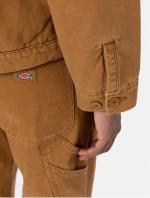 Dickies DUCK CANVAS braune Baumwoll-Oberbekleidungsjacke für Herren