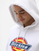 Kapuzenpullover Dickies ICON LOGO aus weißem Baumwollfleece für Herren