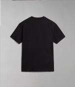 T-Shirt Leisure Napapijri S-ANDESITE C SS Cotton Black