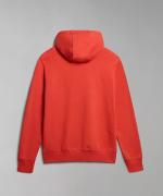 Hoodie Napapijri BALIS Men's Cotton Fleece Rusty Red