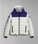  Bomber Giubbino giacca imbottita UOMO Napapijri A-SHACKLETON Hoodie Bianco 