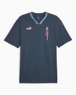  Ac Milan Puma T-shirt maglia maglietta Blu Culture V neck 2023 24 