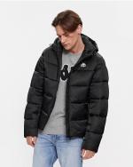 Bomber-Daunenjacke Kappa Authentic Gamarit Hooded Schwarzer Mann