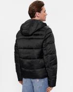 Bomber-Daunenjacke Kappa Authentic Gamarit Hooded Schwarzer Mann