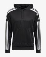 Adidas Squadra 21 Herren-Hoodie aus schwarzer Baumwolle