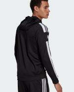 Adidas Squadra 21 Herren-Hoodie aus schwarzer Baumwolle