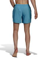 Badeanzug schwimm meer Pool shorts Adidas SHORT LENGTH SOLID mann light Blue