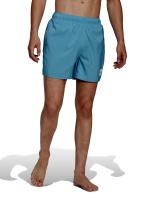 Badeanzug schwimm meer Pool shorts Adidas SHORT LENGTH SOLID mann light Blue