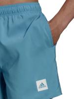 Badeanzug schwimm meer Pool shorts Adidas SHORT LENGTH SOLID mann light Blue