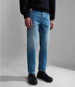  pantaloni casual Jeans denim UOMO Napapijri Celeste SOLVEIG Tasche senza zip 