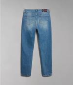  pantaloni casual Jeans denim UOMO Napapijri Celeste SOLVEIG Tasche senza zip 