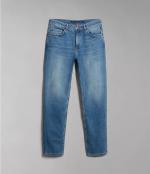  pantaloni casual Jeans denim UOMO Napapijri Celeste SOLVEIG Tasche senza zip 