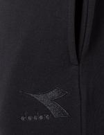 Trainingsanzug Diadora FZ CORE Fleece Mann COTTON Fleece Schwarz