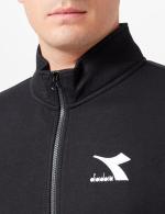 Trainingsanzug Diadora FZ CORE Fleece Mann COTTON Fleece Schwarz