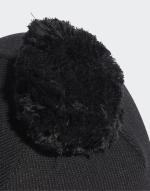 Woolie Beanie Wintermütze Adidas POMPON HAT Unisex Schwarz