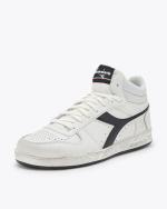  Scarpe Sneakers UOMO Diadora T2 Bianco Nero MAGIC BASKET DEMI ICONA Lifestyle