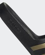 Adidas Adilette Aqua Rubber TPU Hausschuhe Schwarz Gold