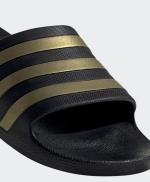 Adidas Adilette Aqua Rubber TPU Hausschuhe Schwarz Gold