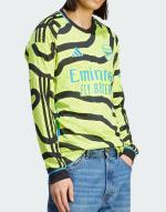  Arsenal Fc Adidas Maglia Calcio maniche lunghe UOMO Giallo Away 2023 24 