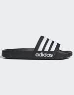 Adidas ADILETTE SHOWER Unisex Meer Schwimmbad Schwimmen Freizeit Gummipantoffeln Schwarz Weiß