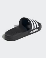 Adidas ADILETTE SHOWER Unisex Meer Schwimmbad Schwimmen Freizeit Gummipantoffeln Schwarz Weiß