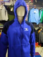 Sport-Trainingsanzug Diadora HOODIE FZ CORE Cargo Man COTTON Fleece CLASSIC BLUE/IMPERIAL BLUE