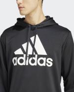 Kompletter Trainingsanzug ADIDAS Big Logo Hoodie French Terry Polyester Herren Schwarz