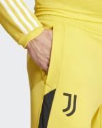 Trainings-Trainingsanzughose JUVENTUS FC adidas Herren 2023 24 Polyester AEROREADY Taschen mit Reißverschluss Gelb