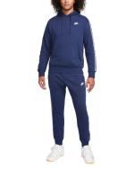 Kompletter Trainingsanzug komplett mit Nike Club Fleece Hooded Crowns Herren Blau