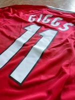 Manchester United Fußballtrikot UMBRO Giggs 11 Home UEFA Champions League Finale 1999 RETRO VINTAGE Rot