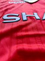 Manchester United Fußballtrikot UMBRO Giggs 11 Home UEFA Champions League Finale 1999 RETRO VINTAGE Rot