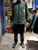 Freizeitsport-Trainingsanzug Kompletter einteiliger Anzug Australian Shadow Cotton Fleece Kombu Green Mann