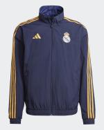 REAL MADRID Trainingsjacke adidas Anthem Stadium Pre match Reversible Man 2023 24 Blau