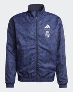 REAL MADRID Trainingsjacke adidas Anthem Stadium Pre match Reversible Man 2023 24 Blau