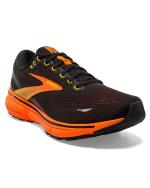 Brooks Ghost 15 Neutral Cushioned Laufschuhe Herren Schwarz/Gelb/Rot