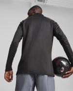  Ac Milan Puma Felpa Allenamento Training Top Stadium pre match Rosso Nero 2024 