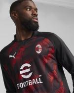  Ac Milan Puma Felpa Allenamento Training Top Stadium pre match Rosso Nero 2024 