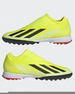 Fußballschuhe Stollen Adidas X CRAZYFAST LEAGUE Laceless Turf Herren Gelb