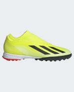 Fußballschuhe Stollen Adidas X CRAZYFAST LEAGUE Laceless Turf Herren Gelb