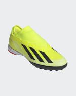 Fußballschuhe Stollen Adidas X CRAZYFAST LEAGUE Laceless Turf Herren Gelb