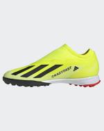 Fußballschuhe Stollen Adidas X CRAZYFAST LEAGUE Laceless Turf Herren Gelb