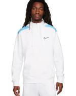 Kapuzenpullover Sportjacke Nike Sportswear Fleece Fz Hoodie Bb Baumwolle Mann Weiß Hellblau