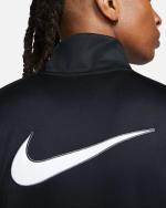 Nike Track Top Herren Anzugjacke Polyester Taschen mit Reißverschluss schwarz