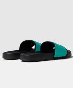 Hausschuhe THE NORTH FACE BASECAMP SLIDE III Unisex Gummi Meer Strand Schwimmbad GEYSER AQUA/TNF SCHWARZ