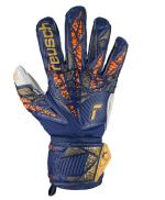 Reusch Attrakt Grip Herren Torwarthandschuhe Premium Blau/Gold