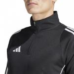 Adidas Trainings-Sweatshirt TIRO 24 Training Top halber Reißverschluss AEROREADY Mann Schwarz